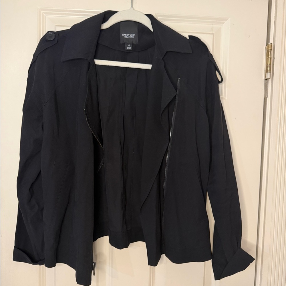Black Women's Lightweight Cropped Jacket